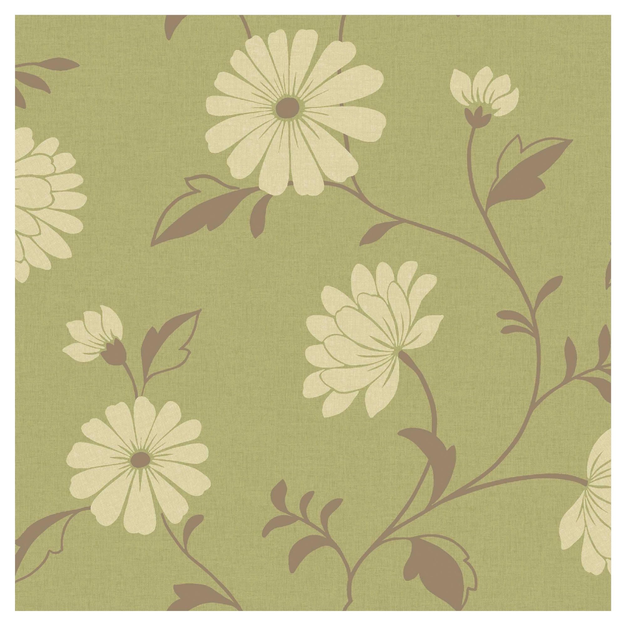 Arthouse Chelsea motif green wallpaper