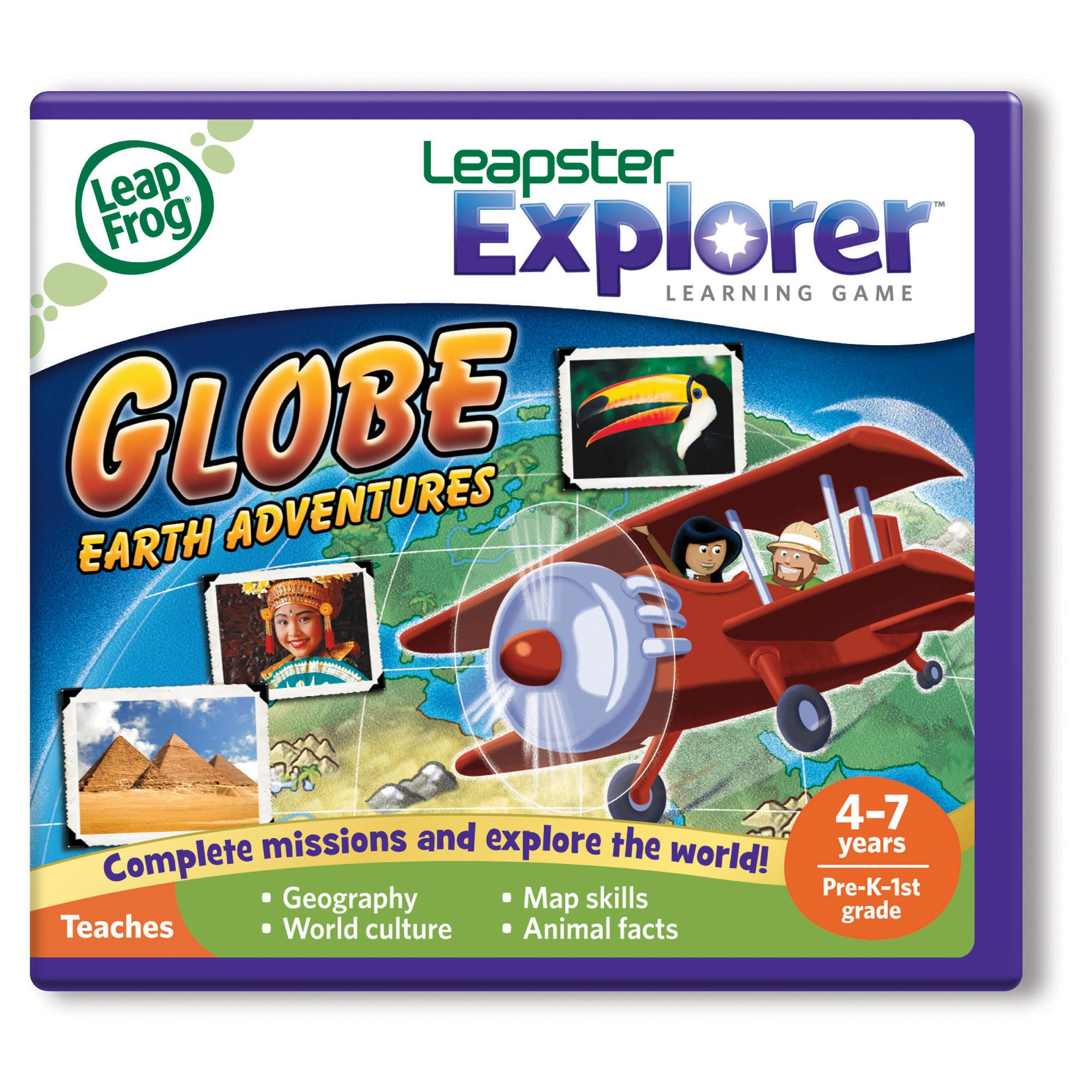 LeapFrog Leapster Explorer E Globe World Explorer Game 