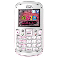 Tesco Mobile Mojo Chat with free memory card exclusive to tesco White & Pink