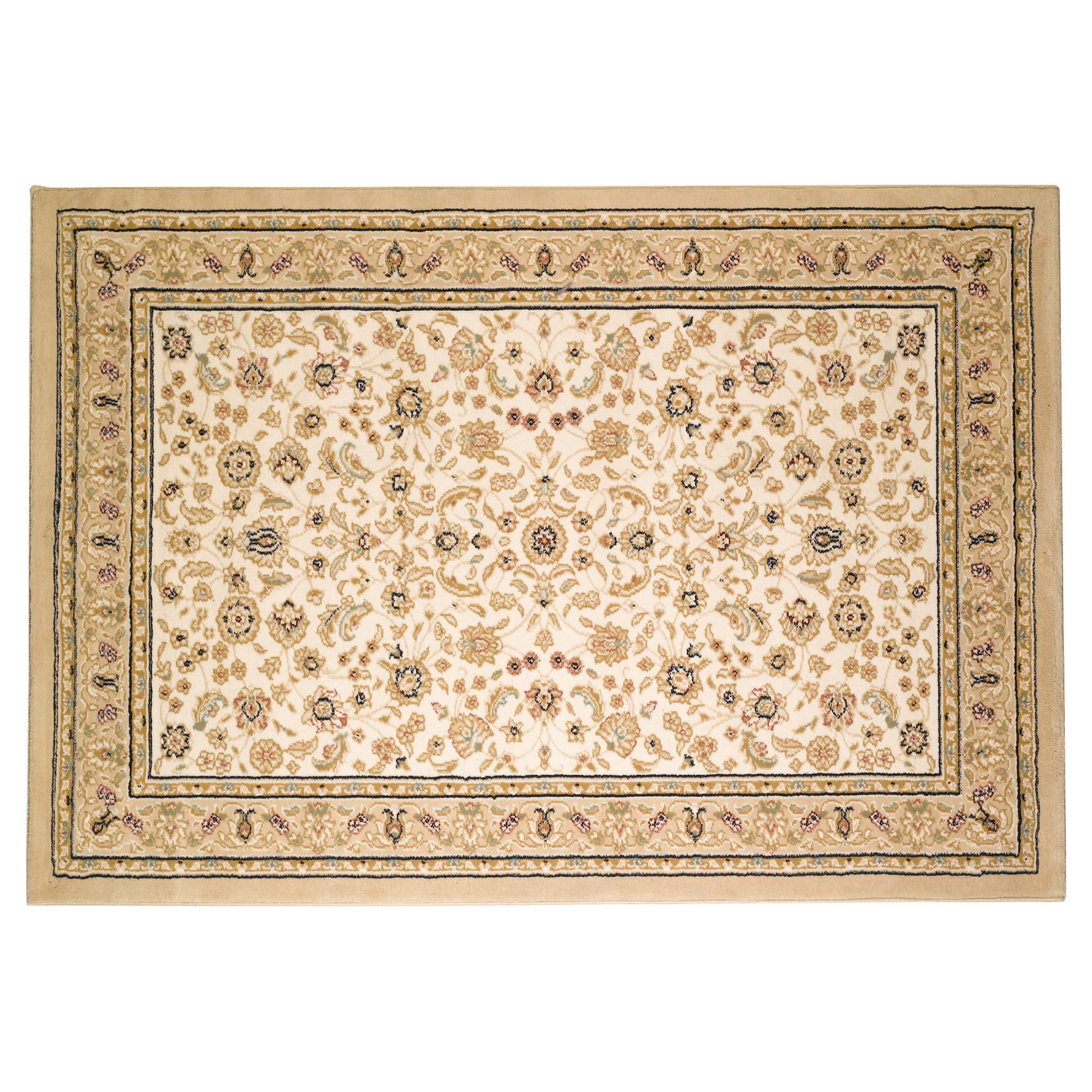 Tesco luxor borders rug 160x230cm cream
