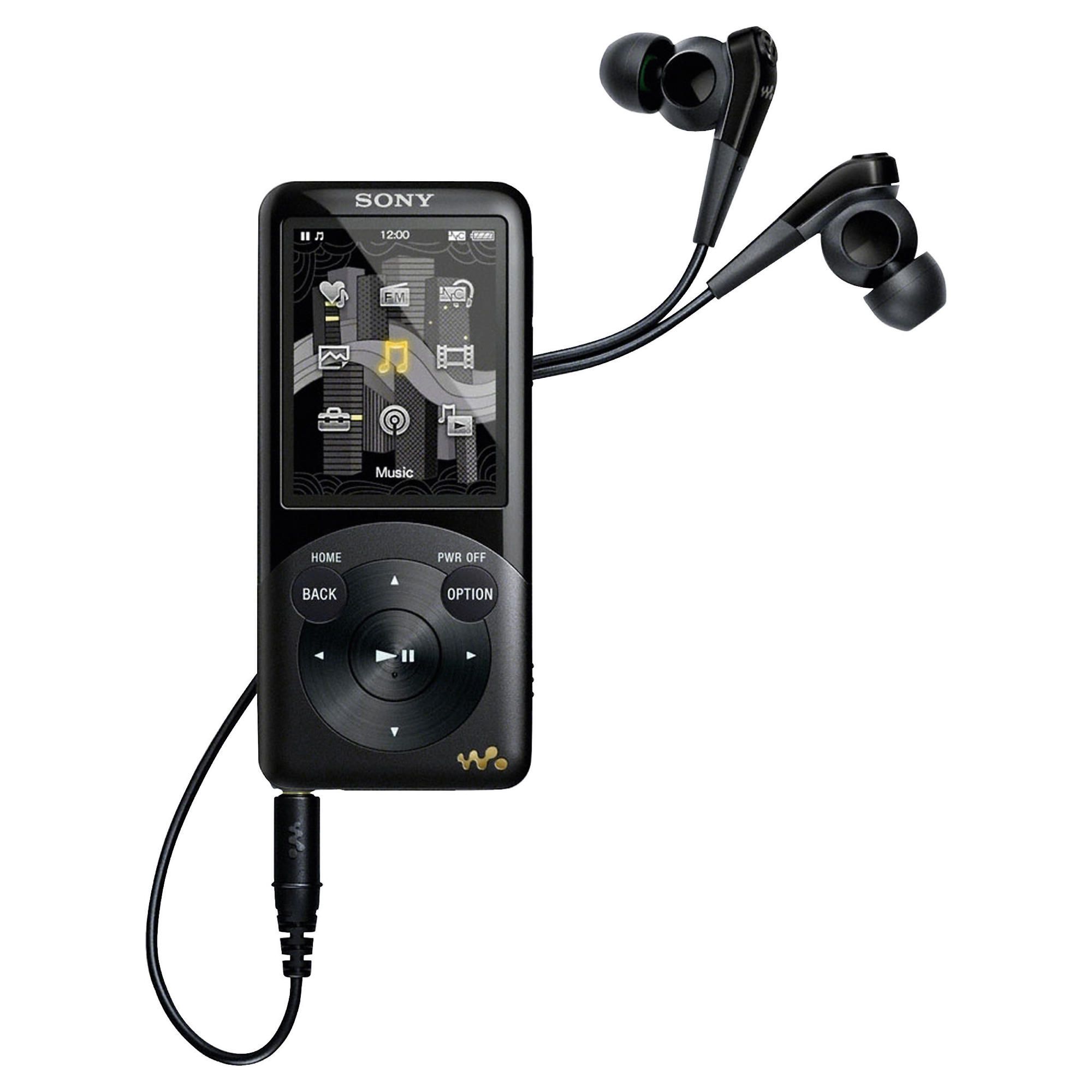 SONY WALKMAN S755 16GB MP3 PLAYER BLACK