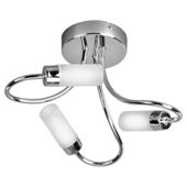 Tesco Linea Flush Bathroom 3 light Chrome Finish