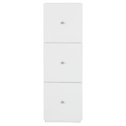 Stockholm White Gloss 3-Drawer Unit