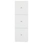 Stockholm White Gloss 3-Drawer Unit