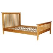 Hancock Double Bed Frame, Oak Stain