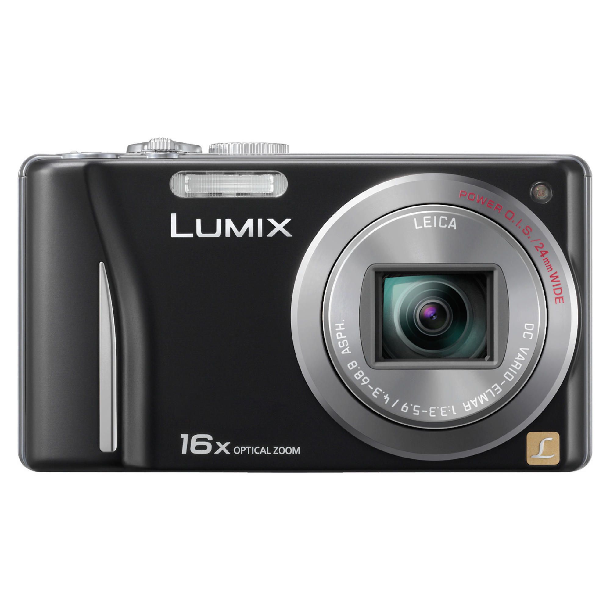 Panasonic Lumix TZ18 Digital Camera - Black (14.1MP, 16x Optical Zoom) 2.7 inch LCD