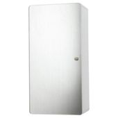 Stockholm White Gloss Wall Cabinet With Mirrored Single Door