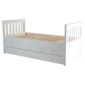 Kids Captains Bed Frame, White