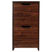 Seattle 2 Drawer Filer, Walnut-effect