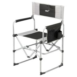Gelert Milldale Compact Steel Executive Camping Chair, Black
