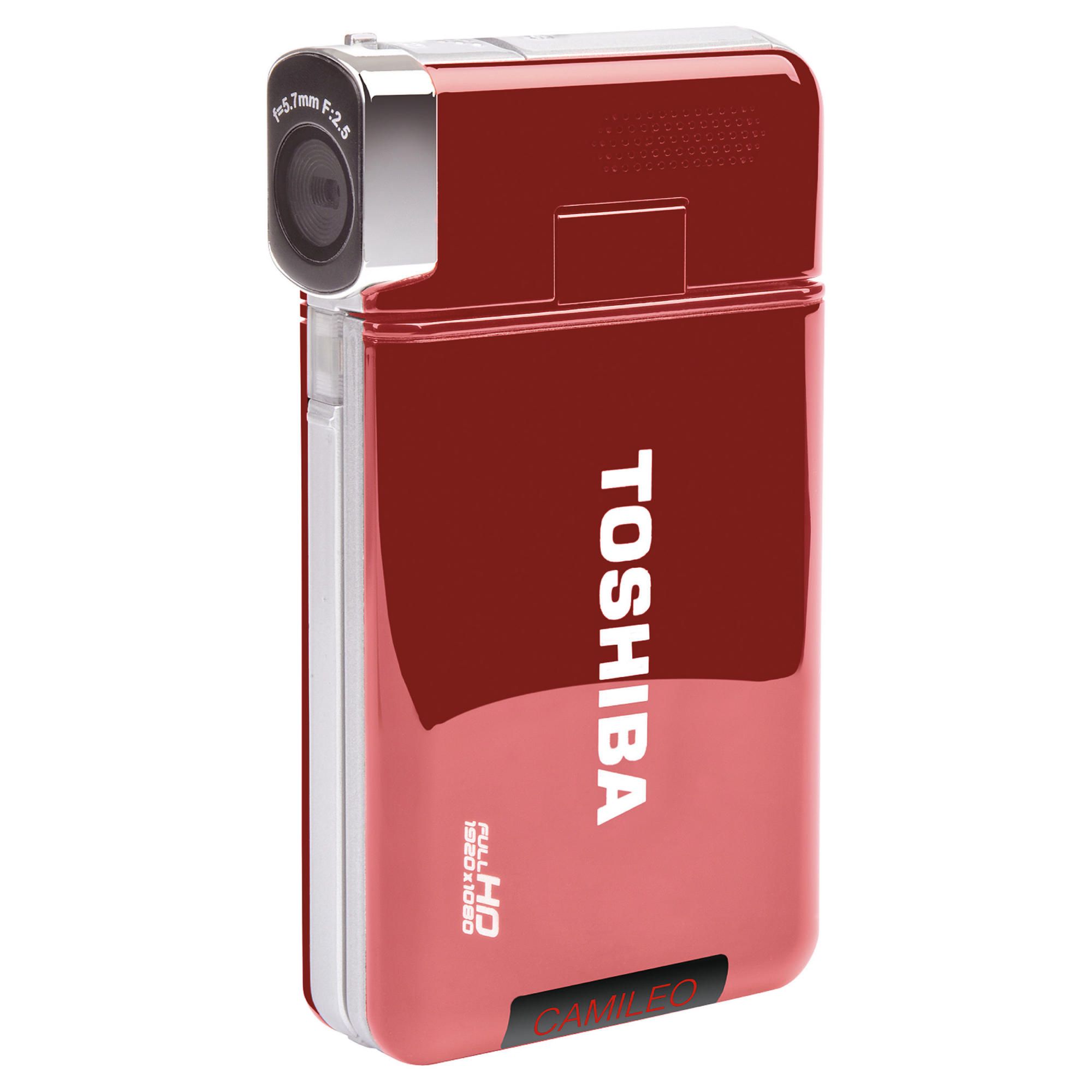 Toshiba Camileo Full HD Burgundy Digital Camcorder