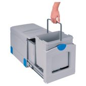 Brabantia Built-in Cabinet Bin with 2 compartments
