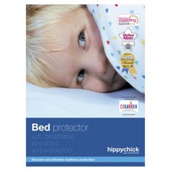 Hippychick Flat Sheet Pram/Crib, White
