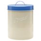 Tesco Biscuit and Bread Tin, Cream and Blue