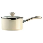 Meyer Select 20cm Non-stick Saucepan, Almond