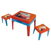 Disney Cars Sand & Water Table & 2 Stools