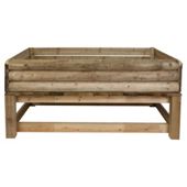 Raised bed 180cm wooden planter