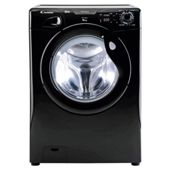 Candy GOF662B Washing Machine, 6kg Wash Load, 1600 RPM Spin, A+ Energy Rating. Black