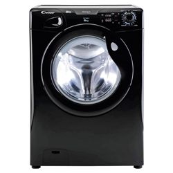 Candy GOF662B Washing Machine, 6kg Wash Load, 1600 RPM Spin, A+ Energy Rating. Black