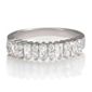 Platinum Plated Silver Eternity Ring, M