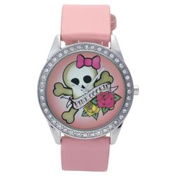 Pink Cookie Pink Strap Watch, With Purse