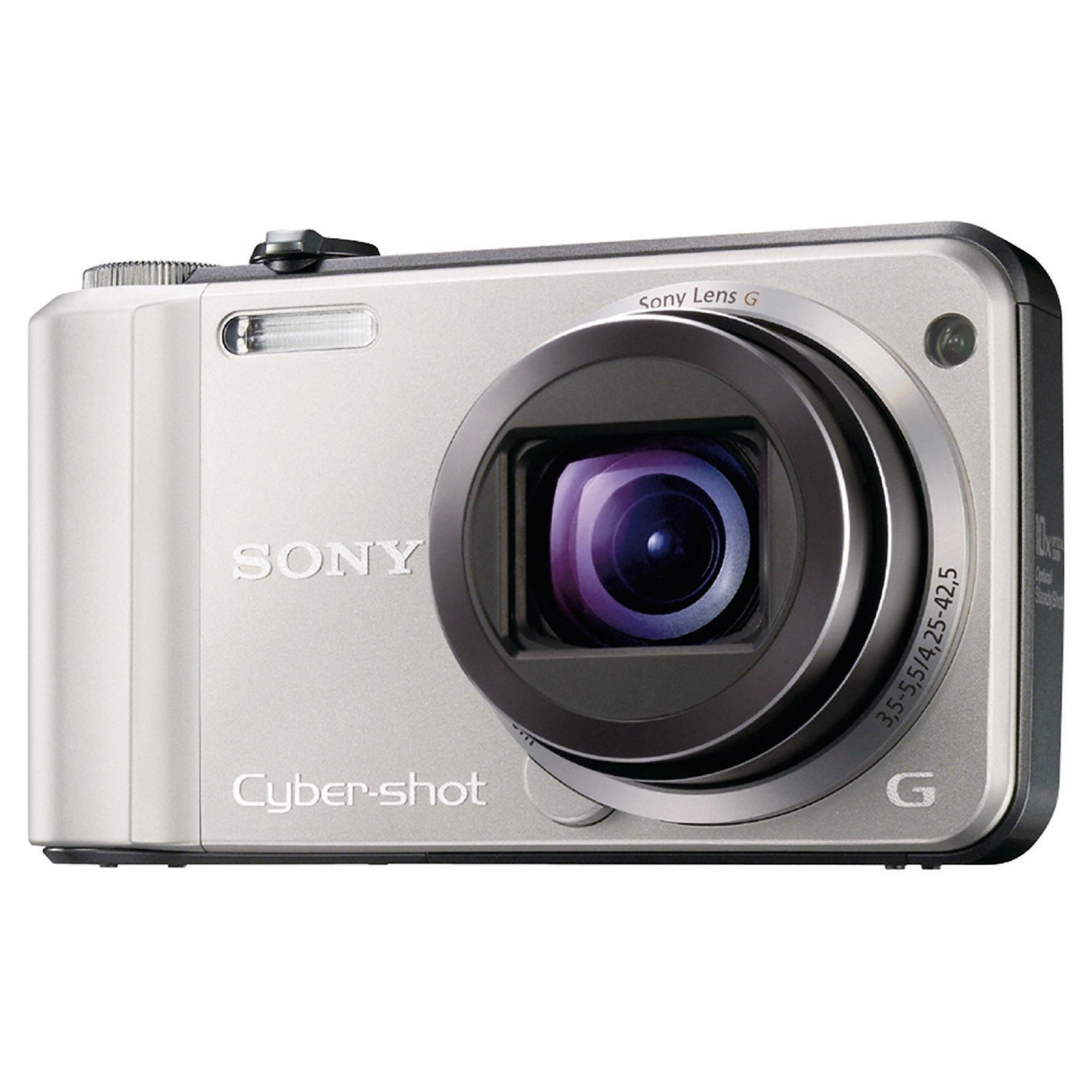 Sony DSCH70S Cyber-shot Digital Still Camera - Silver (16.1MP, 10x Optical Zoom) 3 inch LCD