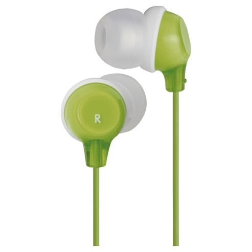 Image of Jvc Clear Colour Stereo Headphones Green Hafx22g