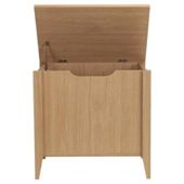 Eva Light Oak Storage Seat/Monks Bench