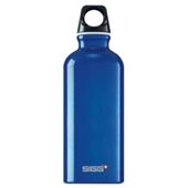 SIGG Traveller Classic Aluminium Drinking Water Bottle, 0.4L Blue