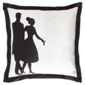 F&F Home Polka Cushion - Black/White