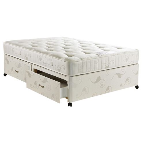 Image of Hush Charleston Luxury Pocket King 4 Drawer Divan Bed