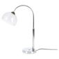 Signa Glass Bobble Arc Table Lamp Smoky