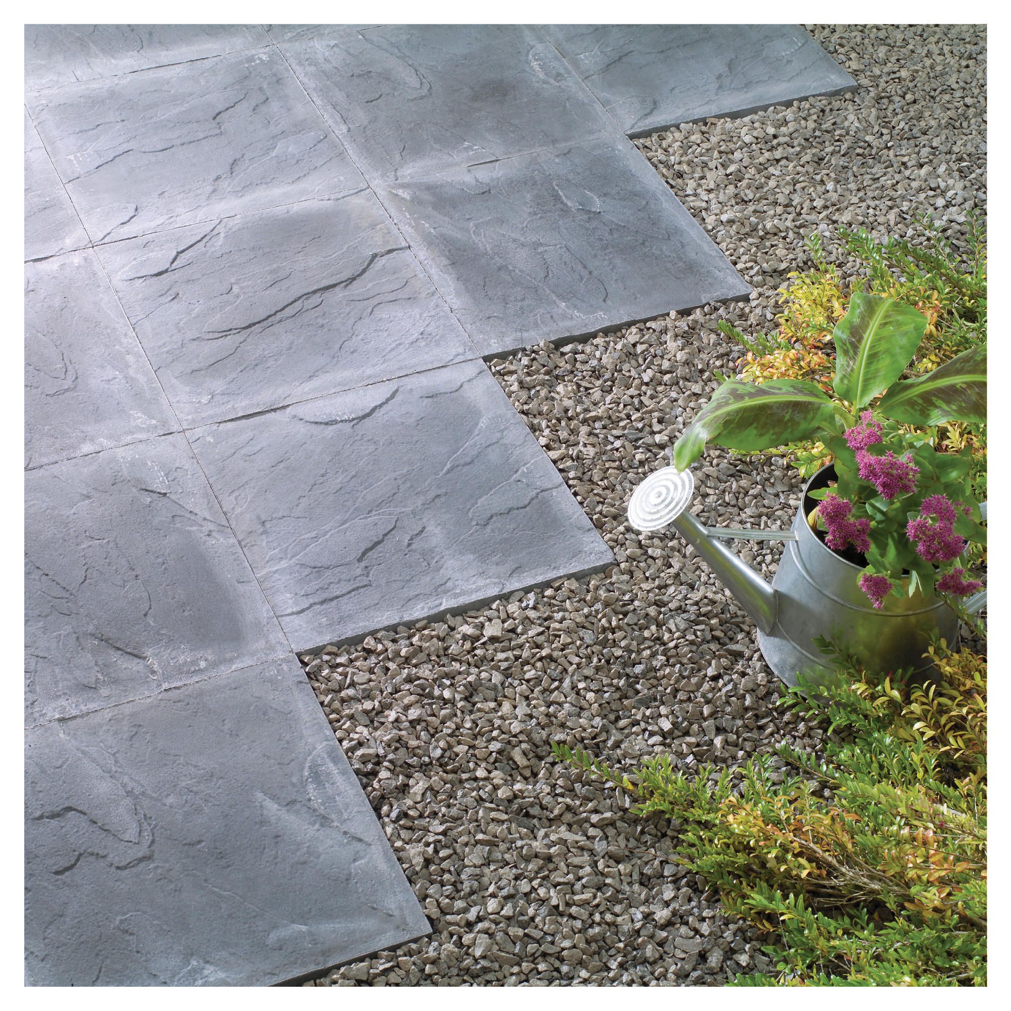 Ashby Charcoal Riven 450x450x32mm Paving 56pc