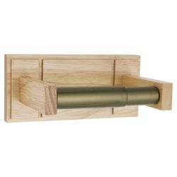 Croydex Toilet Roll Holder Light Wood