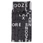 Crossword Duvet (Black), Single