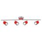 Tesco Lighting Milan 4  Spot Bar Red