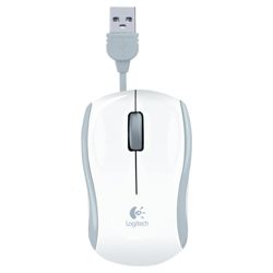 Logitech M125 Corded Mouse - Silver