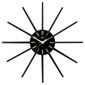 Jones & Co Luna Wall Clock Black
