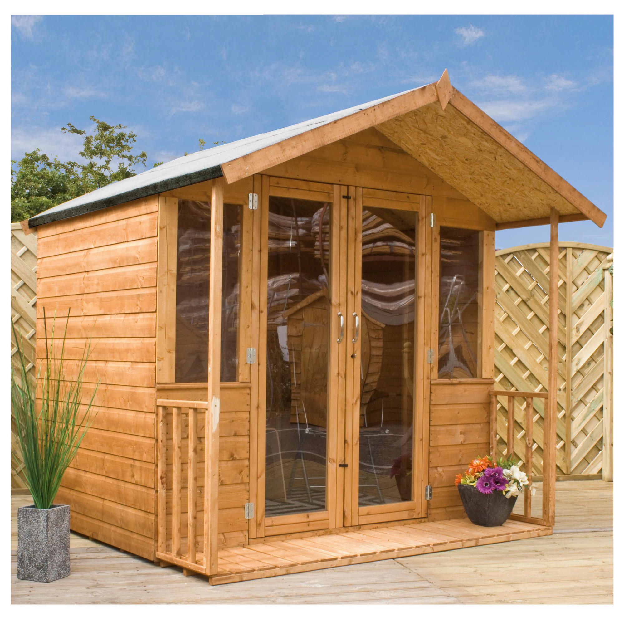 Mercia 8x7 Bournemouth Summerhouse at Tesco Direct