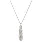 Sterling Silver Ballet Shoe Pendant