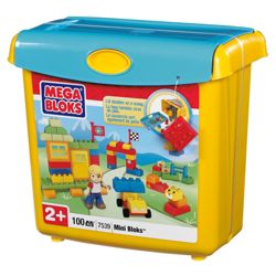Mega Bloks Mini Bloks Scoop n Build Bucket Only One Supplied
