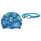 Speedo Sea Squad Goggles & Swimming Hat Set, 2-6, Blue