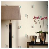 Arthouse Adelphi block teal wallpaper