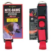 Nite Dawg LED Collar Small Red