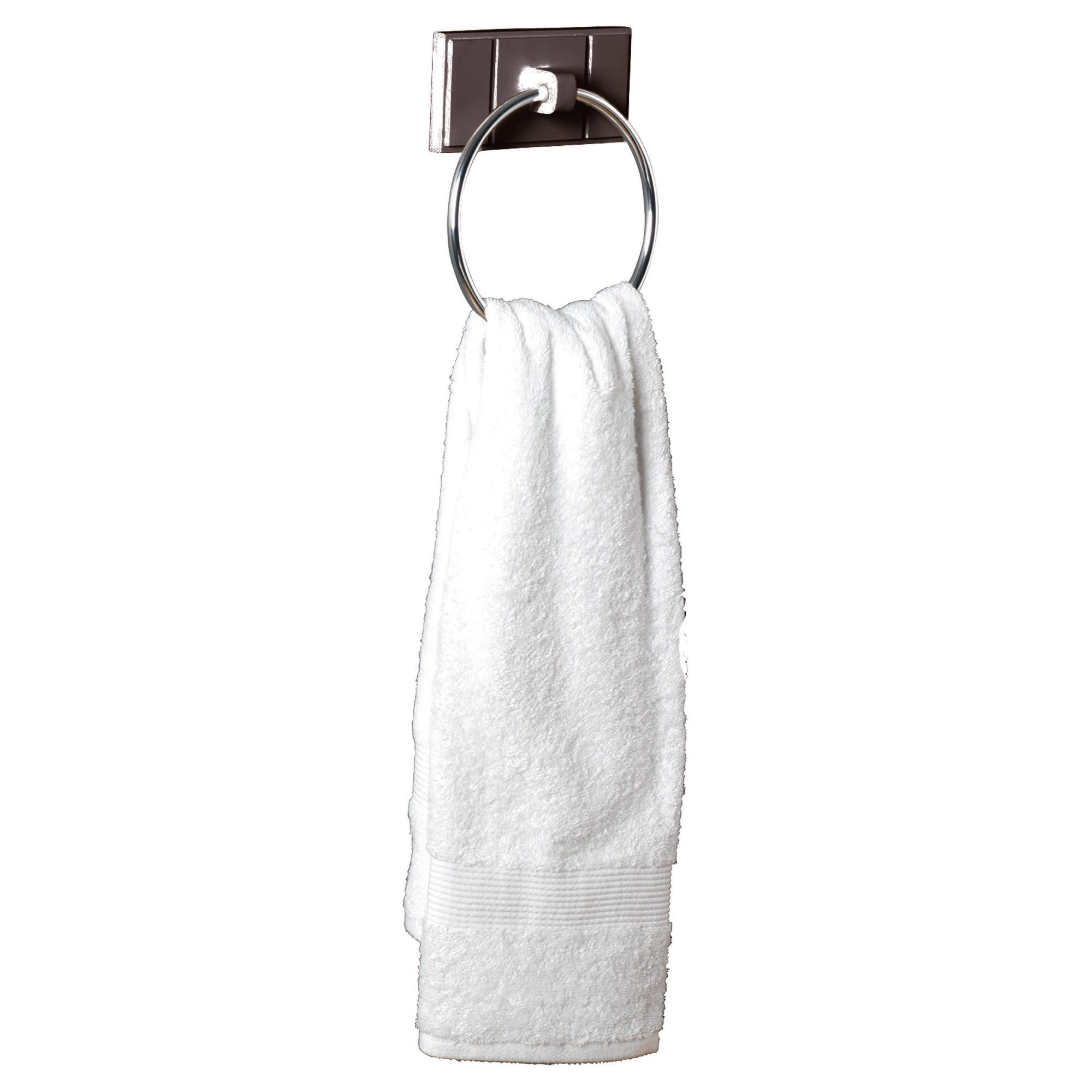 Croydex Long Towel Rail Dark Wood