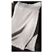 Bocasa Silver Diamante Throw
