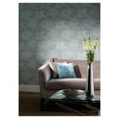 Arthouse Mystique floral teal wallpaper