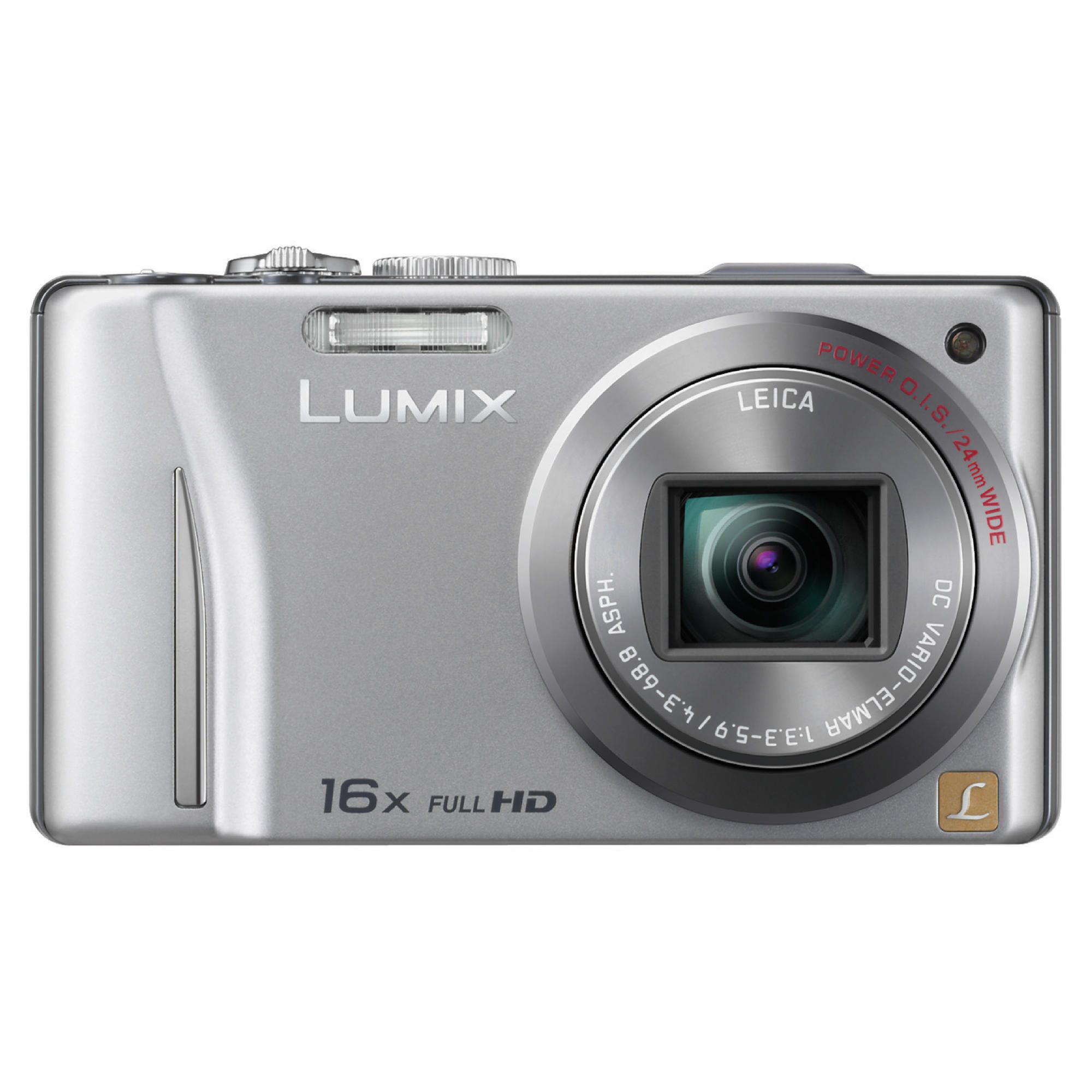 Panasonic Lumix TZ20 Digital Camera - Silver (14.1MP MOS, 16x Optical Zoom) 3 inch Touchscreen LCD