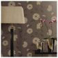 Arthouse Chelsea motif chocolate wallpaper