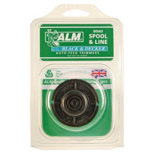 Image of Black & Decker Alm Filled Spool For Twin Line Gl250, Gl310 & Gl360 Grass Trimmers, 2 Pack